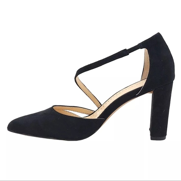 NIB Adrienne Vittadini Women's Black Nath Heels Size 8 - Picture 3 of 8